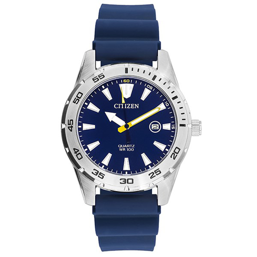 Đồng Hồ Nam Citizen BI1041-22L Màu Xanh Bạc