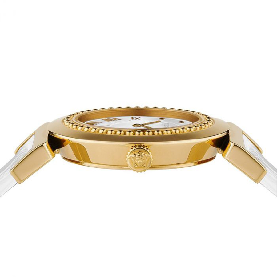 Đồng Hồ Nữ Versace Vanity Swiss White Croco Women's Watch P5Q80D001S001