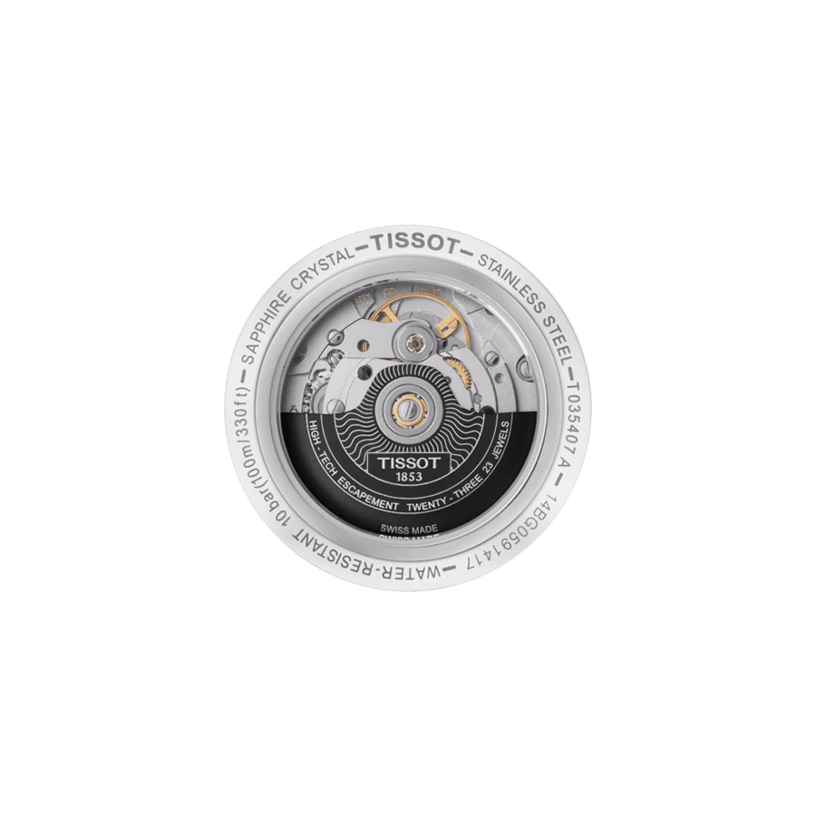 Đồng Hồ Nam Tissot Couturier Automatic Black Dial Men's Watch T035.407.16.051.03