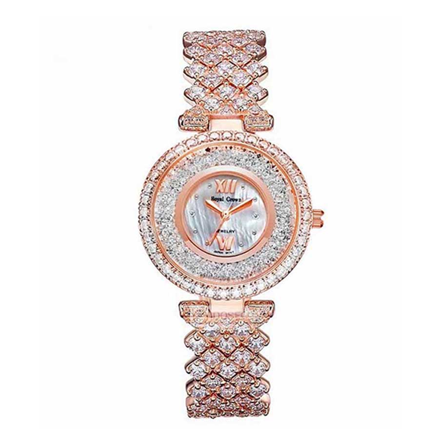 Đồng Hồ Royal Crown Tone Rose 2606T