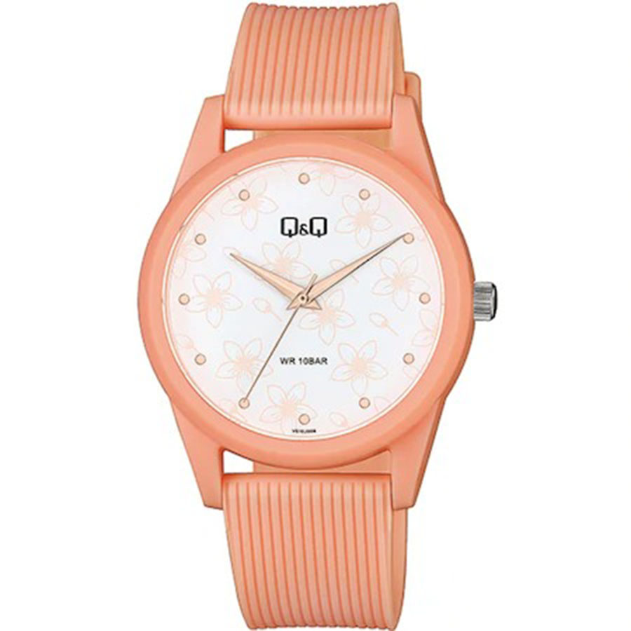 Đồng Hồ Q&Q Analog  VS12J026Y Màu Cam