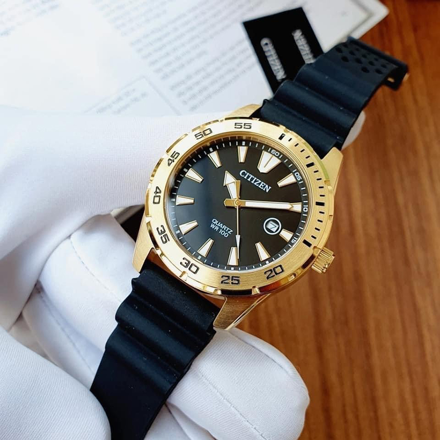 Đồng Hồ Nam Citizen BI1043-01E Màu Đen Vàng