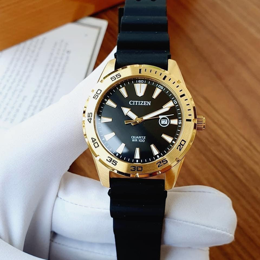 Đồng Hồ Nam Citizen BI1043-01E Màu Đen Vàng