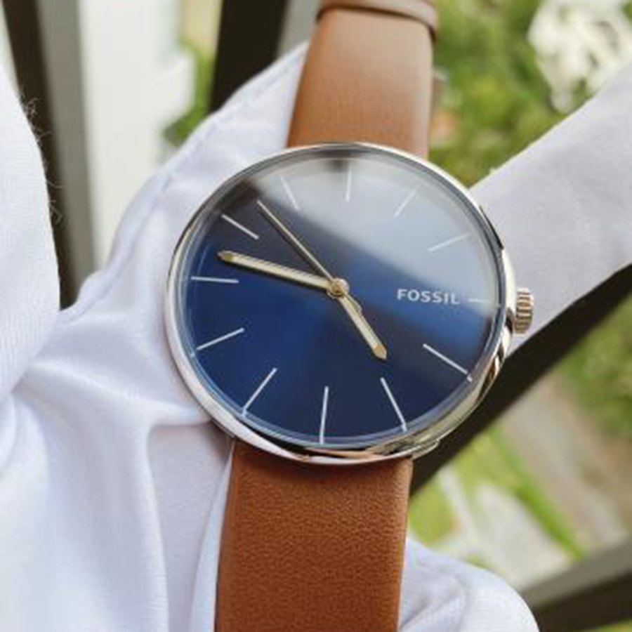 Đồng Hồ Nam Fossil BQ2438 Màu Mâu Mặt Xanh