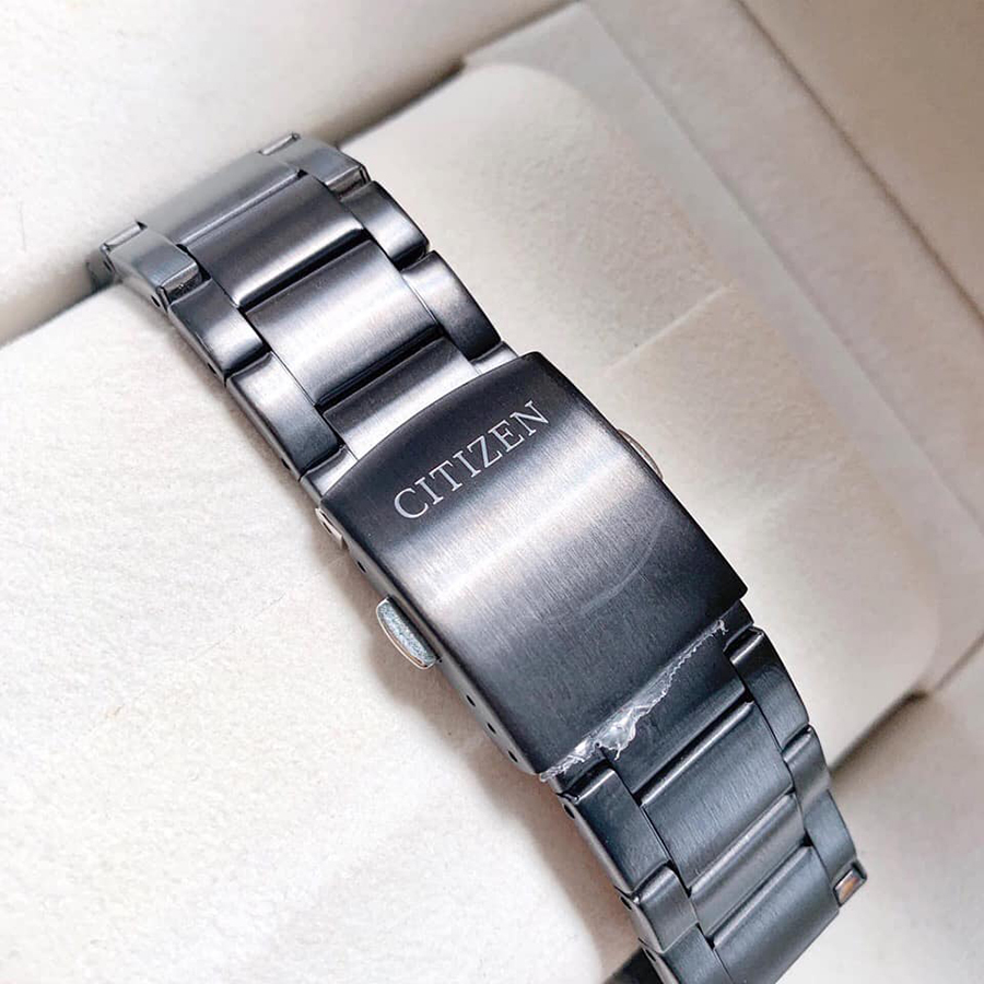 Đồng Hồ Citizen AN8167-53X Nam Chronograph Màu Đen Mặt Nâu đỏ