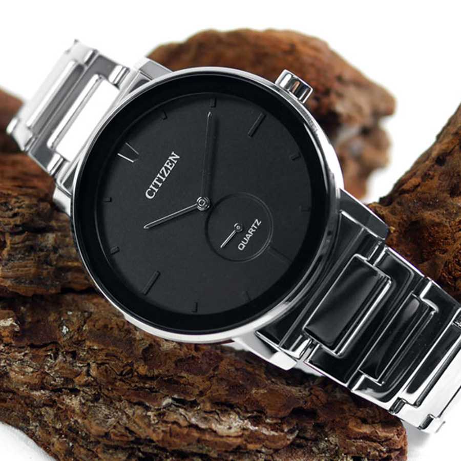 Đồng Hồ Nam Citizen BE9180-52E Máy Pin 42mm Màu Đen Bạc