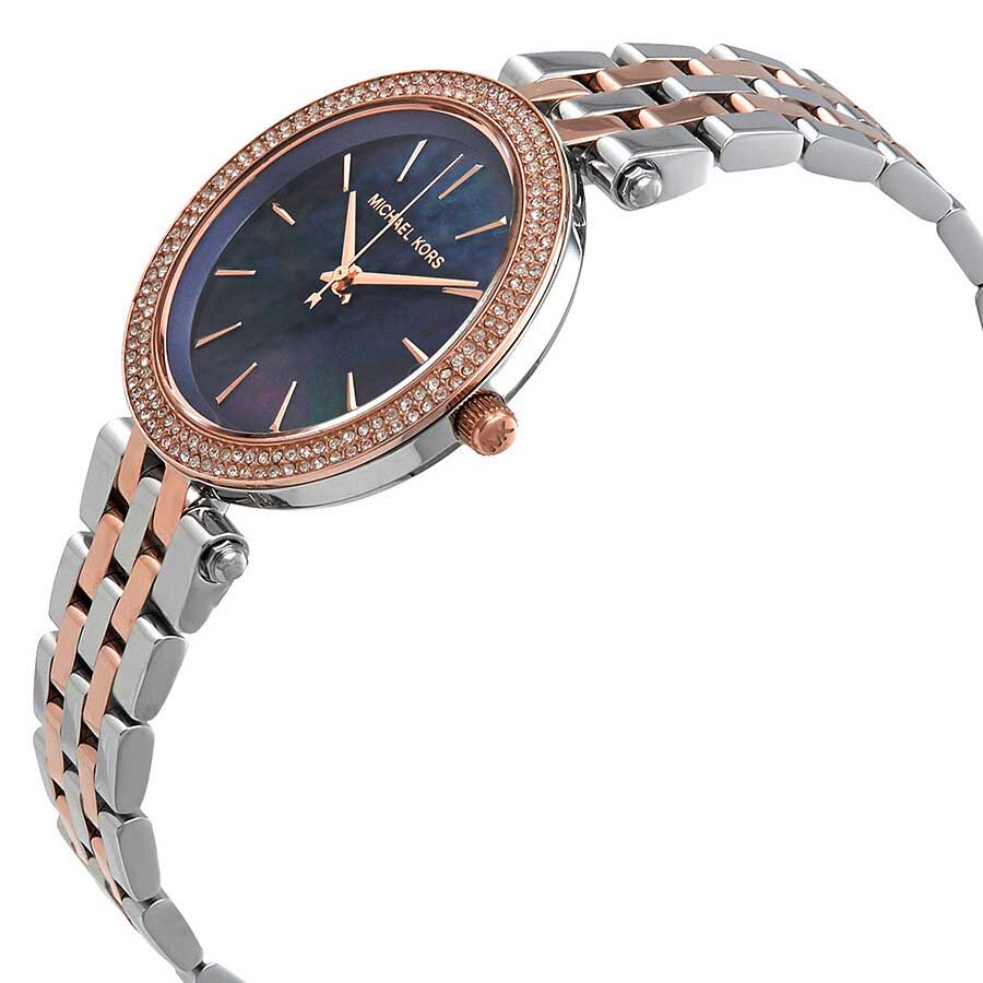 Đồng Hồ Michael Kors Mini Darci Blue Mother Of Pearl Dial Ladies Watch MK3651