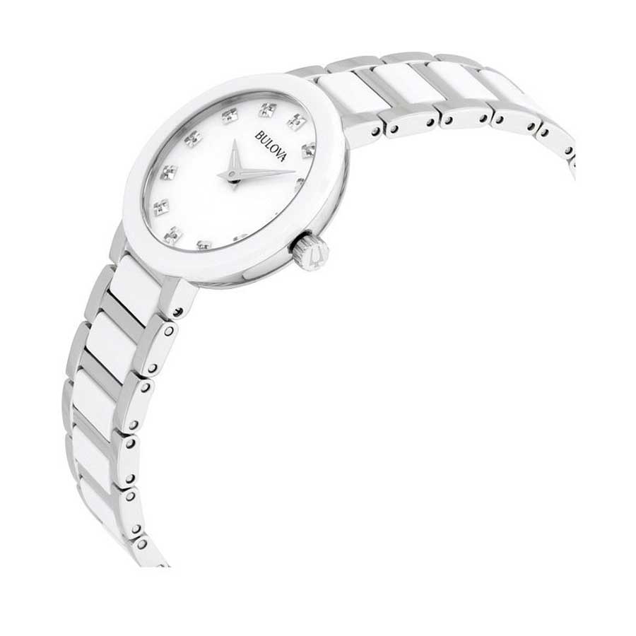 Đồng Hồ Bulova Diamond Mother of Pearl Dial Ladies 98P158