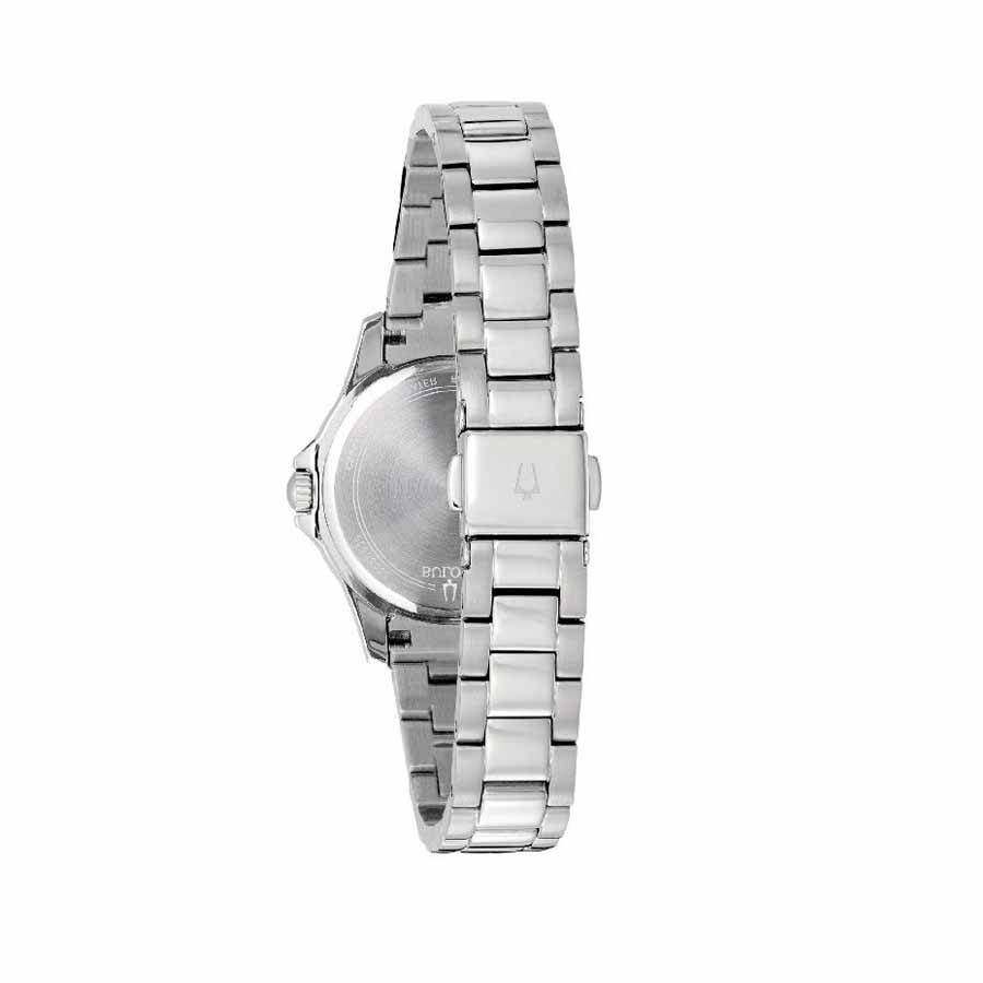 Đồng Hồ Bulova RCrystal Accents Heart Motif Blue Dial Ladies Watch 96L238