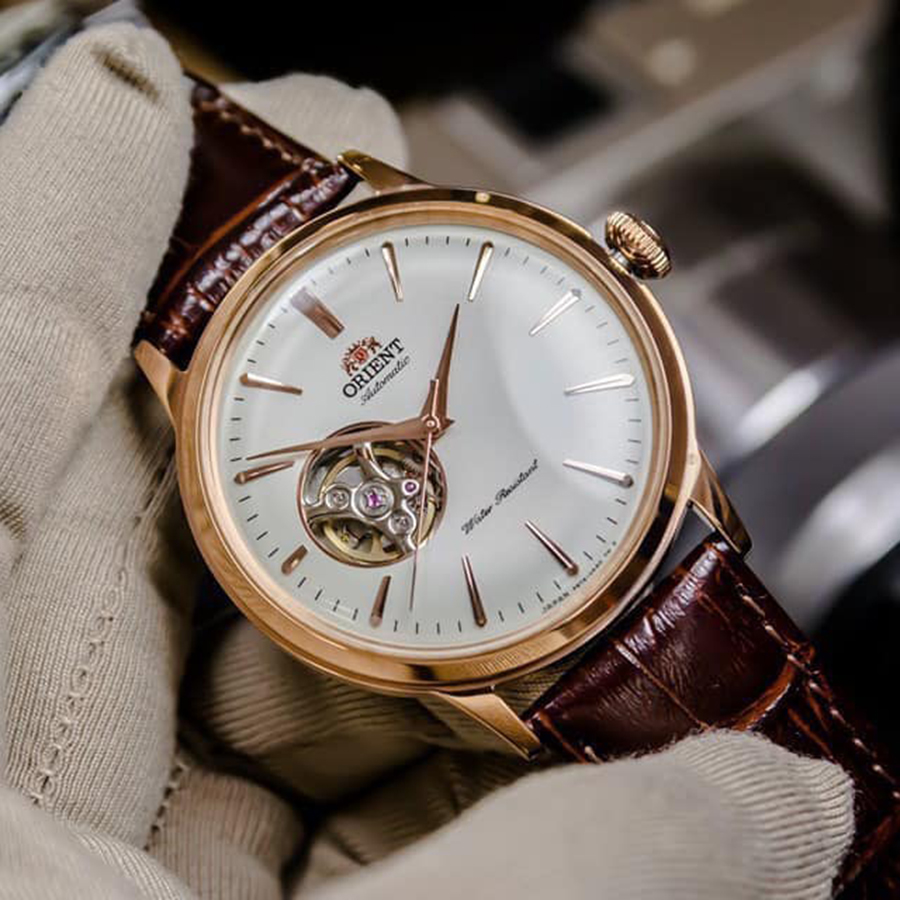 Đồng Hồ Orient Bambino Open Heart RA-AG0001S00C Cho Nam