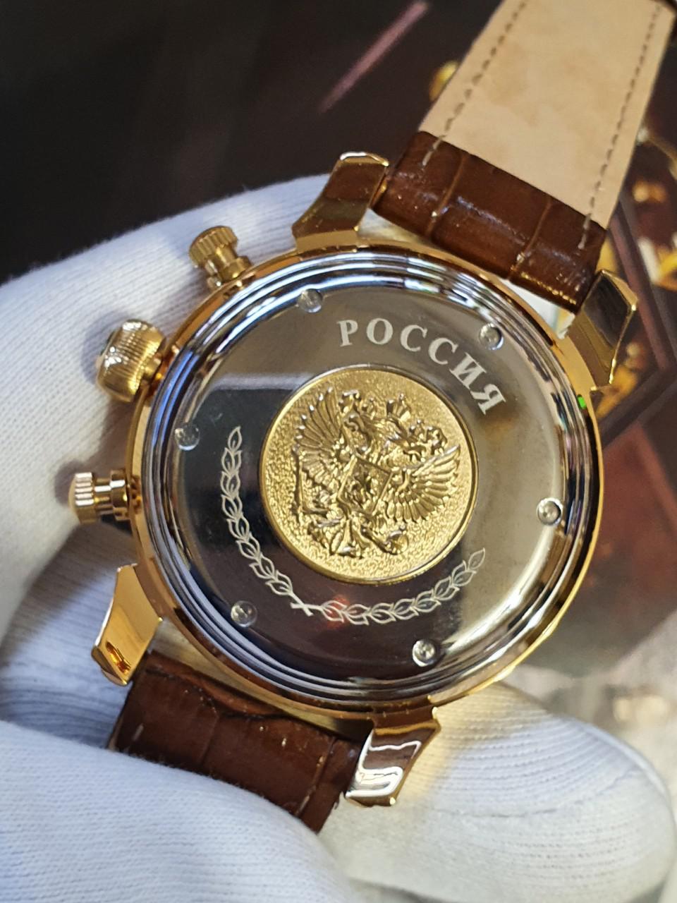 Đồng hồ nam Poljot phiên bản Russia 252105 bấm giờ