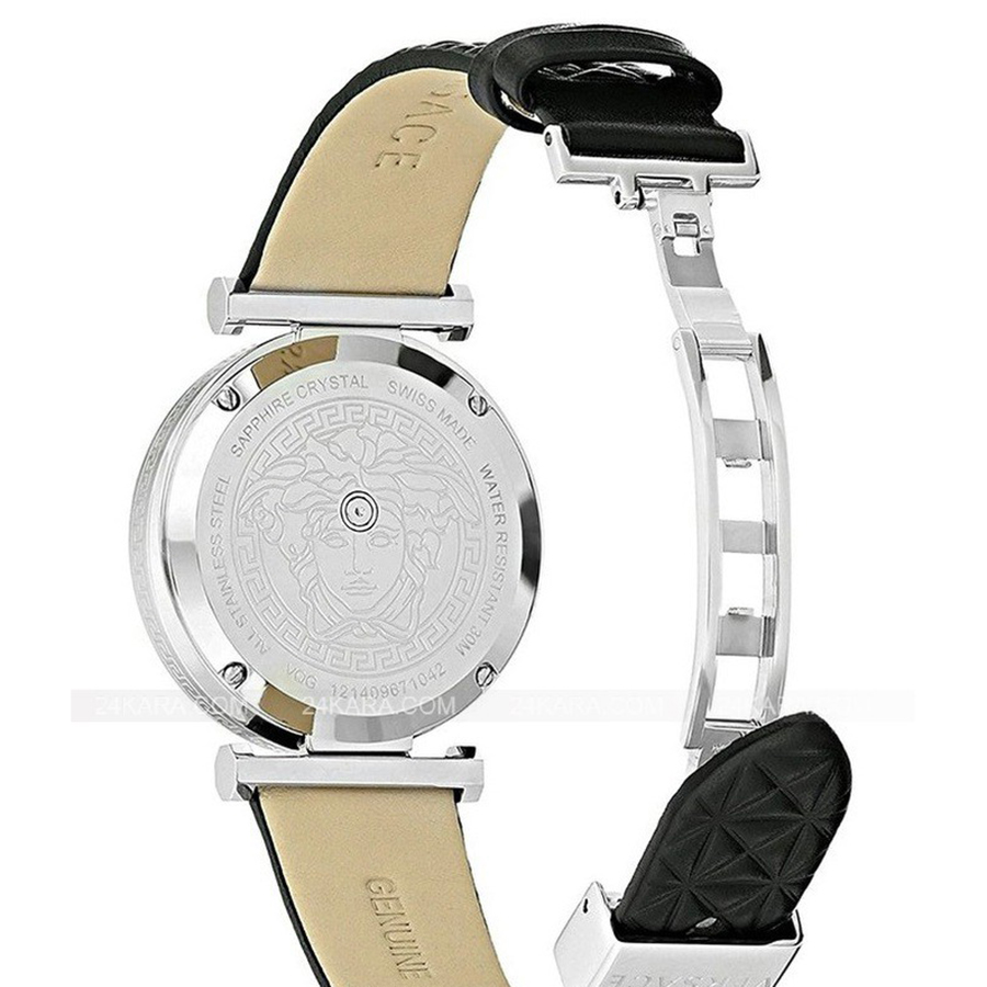 Đồng Hồ Versace V-Helix Quartz Black Watch VQG020015 Cho Nữ