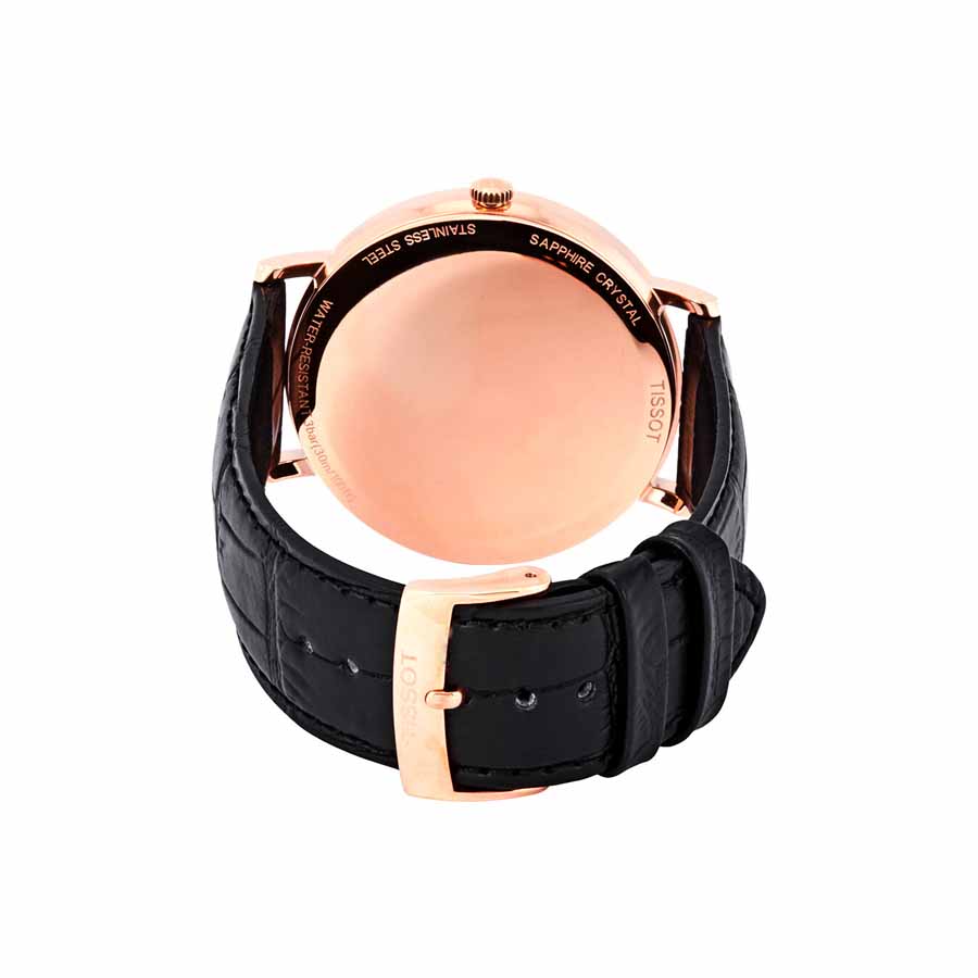 Đồng Hồ Tissot Everytime Large Black Dial Men's Watch T109.610.36.051.00