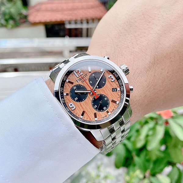 Đồng Hồ Tissot PRC 200 Basketball Brown Dial Mens Chronograph T055
