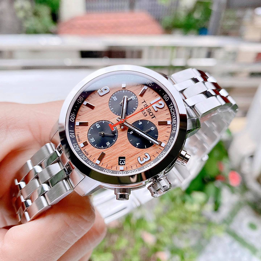 Đồng Hồ Tissot PRC 200 Basketball Brown Dial Mens Chronograph T055.417.11.297.01