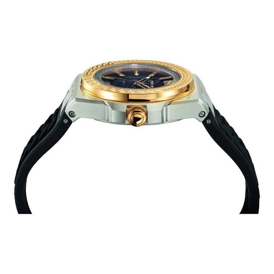 Đồng Hồ Nam Versace Chain Reaction Watch VEHD00120 40mm Màu Đen Vàng