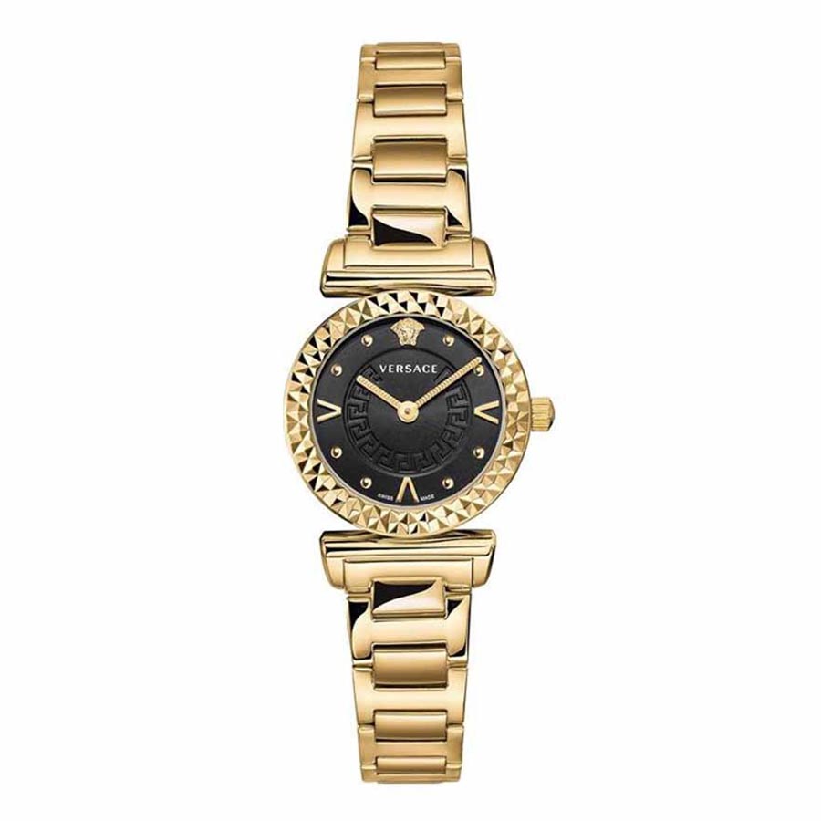 Đồng Hồ Nữ Versace Mini Vanity Watch VEAA00518 27mm Màu Vàng Gold