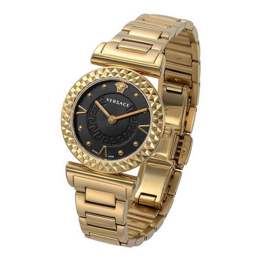 Đồng Hồ Nữ Versace Mini Vanity Watch VEAA00518 27mm Màu Vàng Gold