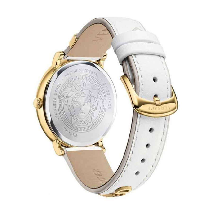 Đồng Hồ Nữ Versace V-Circle Manifesto Watch VBP100017 38mm Màu Trắng