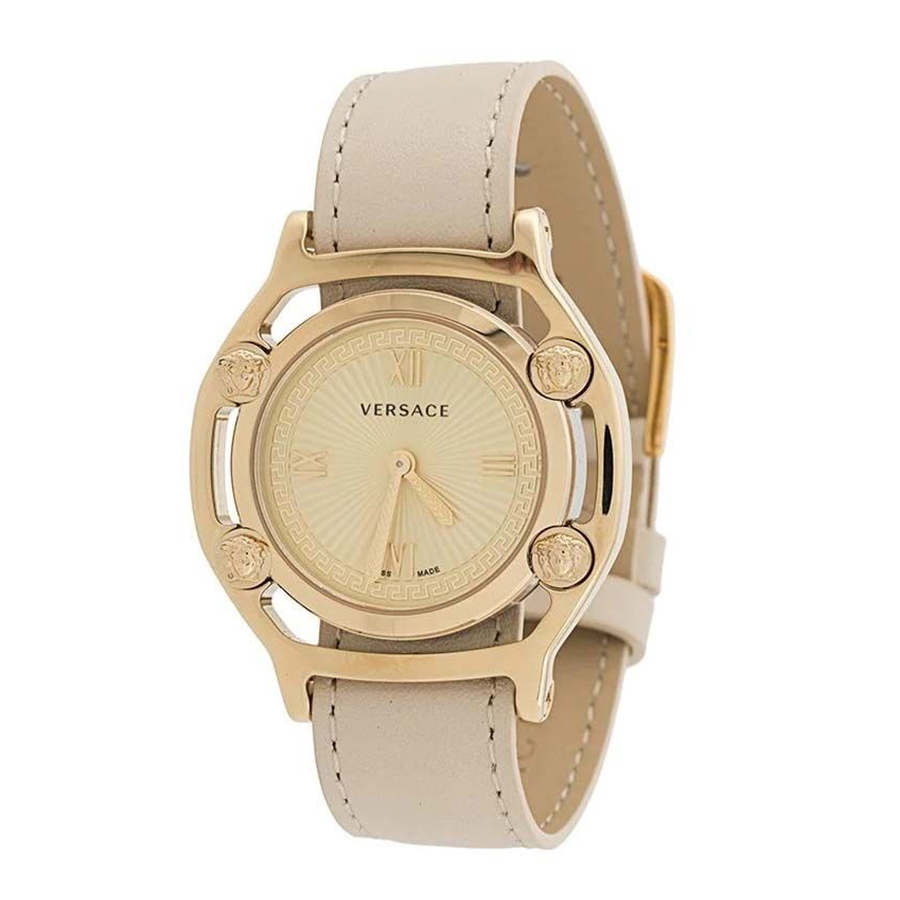 Đồng Hồ Nữ Versace Medusa Frame VEVF00620 36mm Màu Be