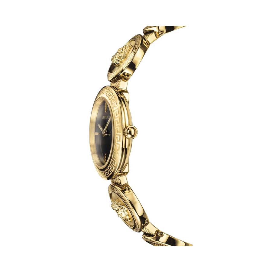 Đồng Hồ Nữ Versace Medusa Stud Icon Watch VERF00618 28mm Màu Vàng Gold