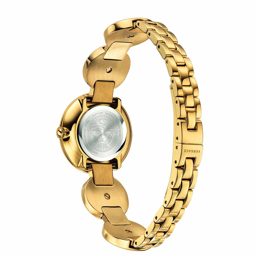 Đồng Hồ Nữ Versace Medusa Stud Icon Watch VERF00618 28mm Màu Vàng Gold