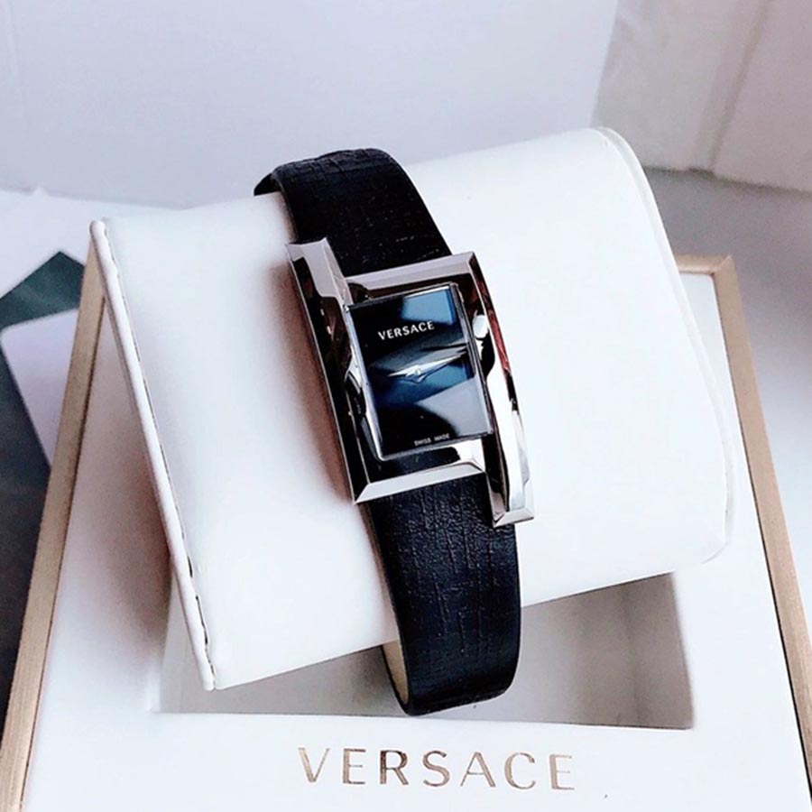 Đồng Hồ Nữ Versace Greca Icon Black Watch VELU00119 Màu Đen