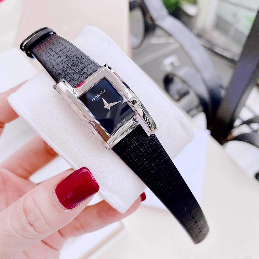 Đồng Hồ Nữ Versace Greca Icon Black Watch VELU00119 Màu Đen