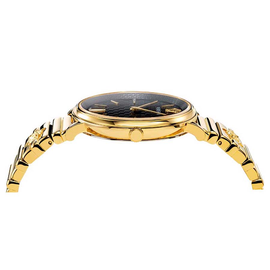 Đồng Hồ Nữ Versace V-Circle Logomania Edition Watch VE8101519 38mm Màu Vàng Gold