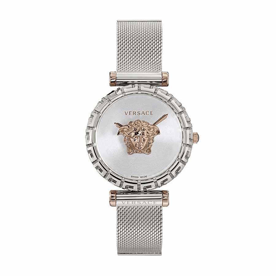 Đồng Hồ Nữ Versace Palazzo Empire Greca Watch VEDV00419 37mm Màu Bạc