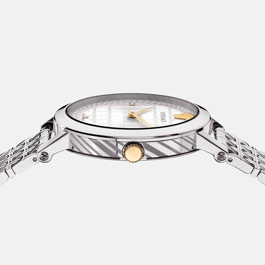 Đồng Hồ Nữ Versace Medusa Chain Watch 37mm VELV00520 Màu Bạc