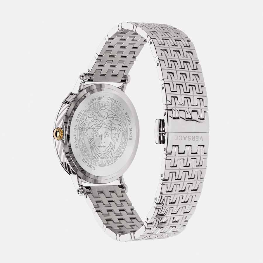 Đồng Hồ Nữ Versace Medusa Chain Watch 37mm VELV00520 Màu Bạc