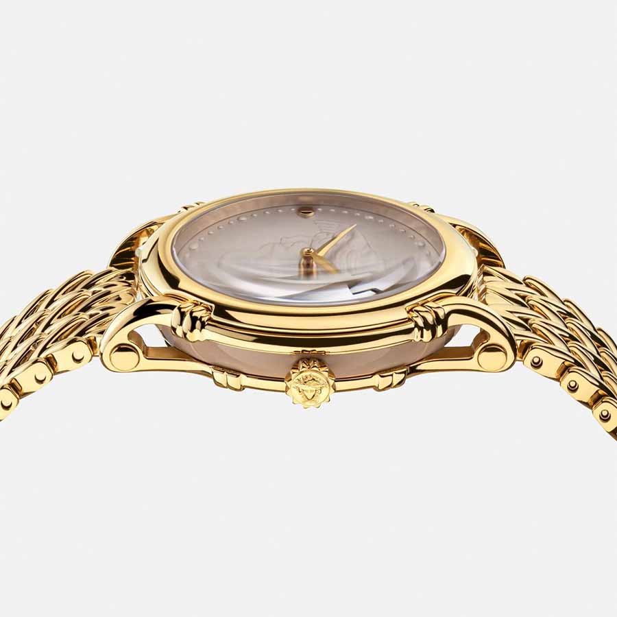 Đồng Hồ Nữ Versace Safety Pin Watch 34mm VEPN00520 Màu Vàng