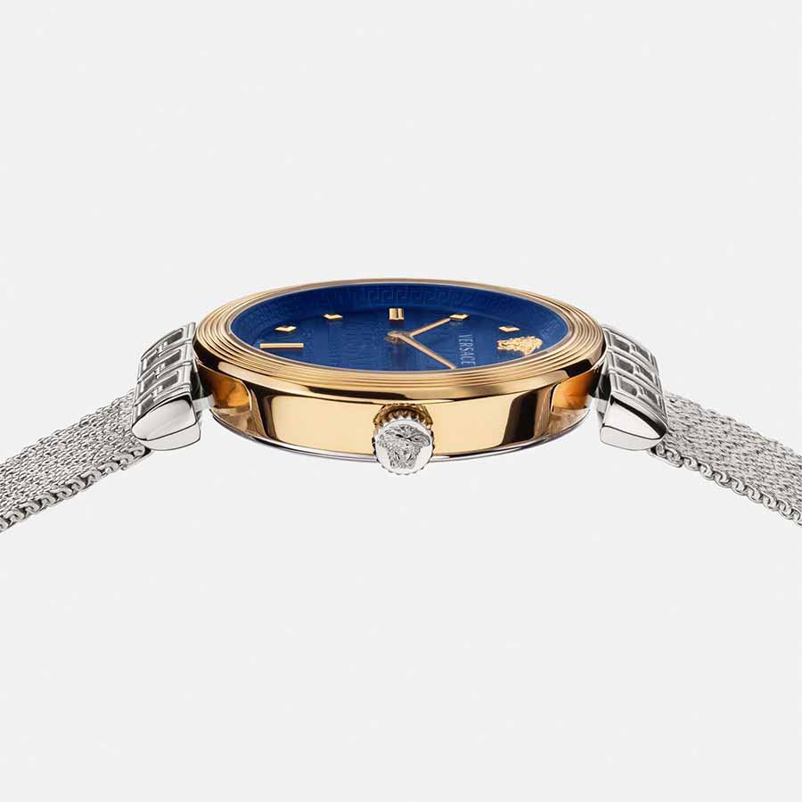 Đồng Hồ Nữ Versace Meander Watch 37mm VELW00520 Màu Bạc