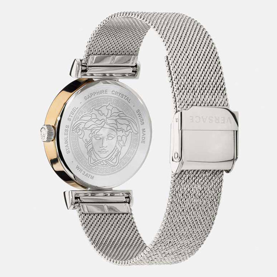 Đồng Hồ Nữ Versace Meander Watch 37mm VELW00520 Màu Bạc