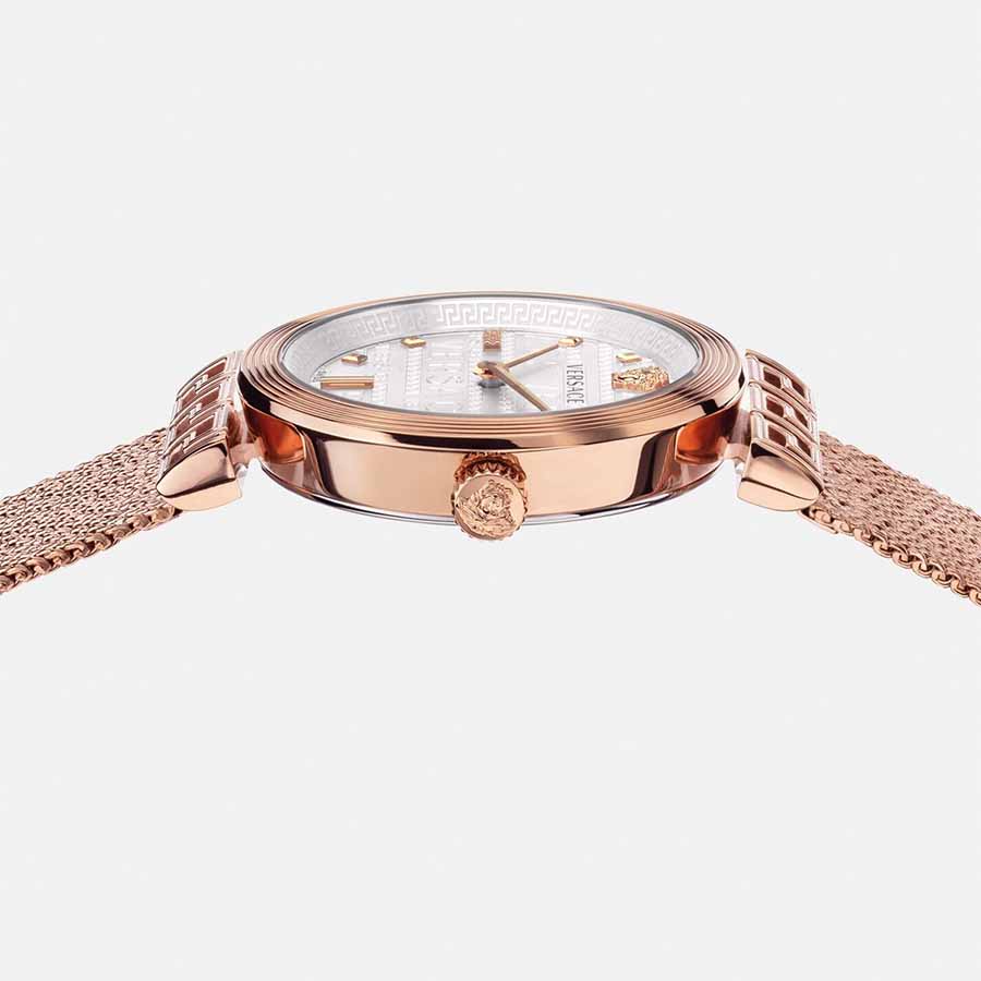 Đồng Hồ Nữ Versace Meander Watch 37mm VELW00620 Màu Vàng Hồng