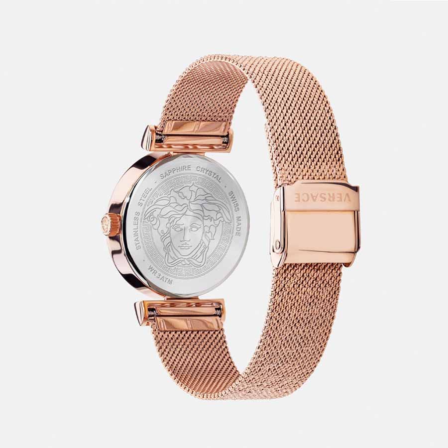 Đồng Hồ Nữ Versace Meander Watch 37mm VELW00620 Màu Vàng Hồng