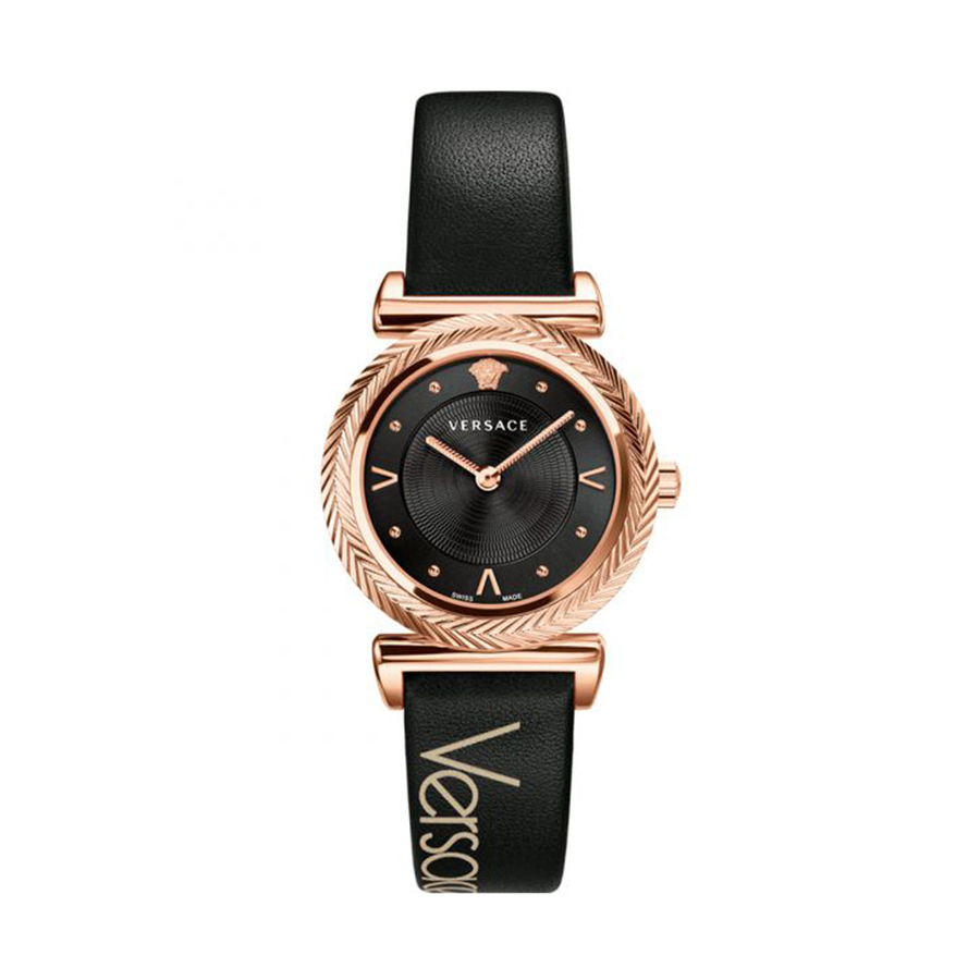 Đồng Hồ Nữ Versace V-Motif BlackRose - VERE00818 Màu Đen