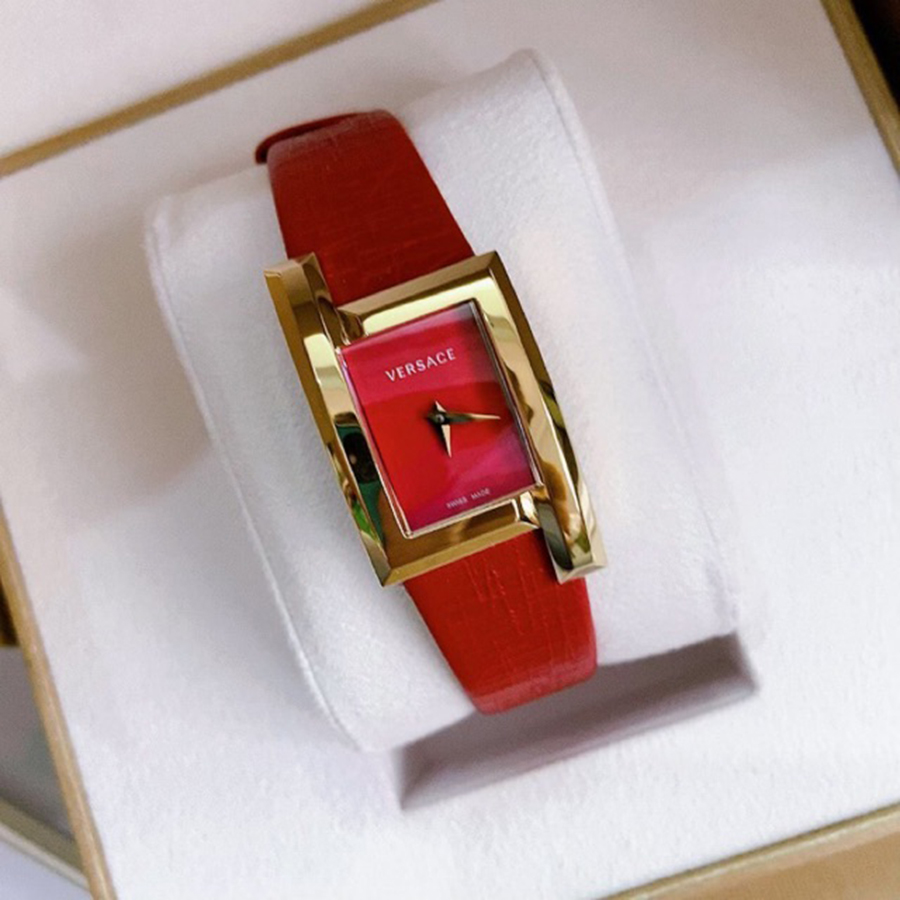 Đồng Hồ Nữ Versace Greca Icon VELU00319 Màu Đỏ