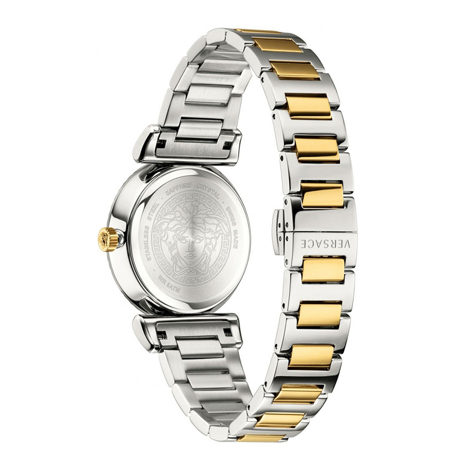 Đồng Hồ Nữ Versace V-Motif Demi-BlackGold - VERE00518 Phối Màu Đen - Vàng