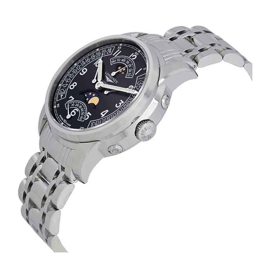 Đồng Hồ Nam Longines Saint-Imier L2.764.4.53.6 Màu Đen Bạc