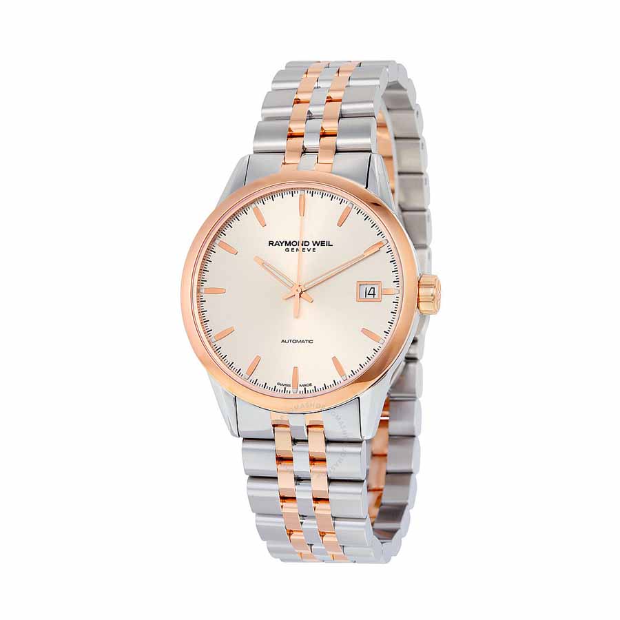 Đồng Hồ Nam Raymond Weil Freelancer 2740-SP5-65011 Màu Bạc/ Vàng Hồng