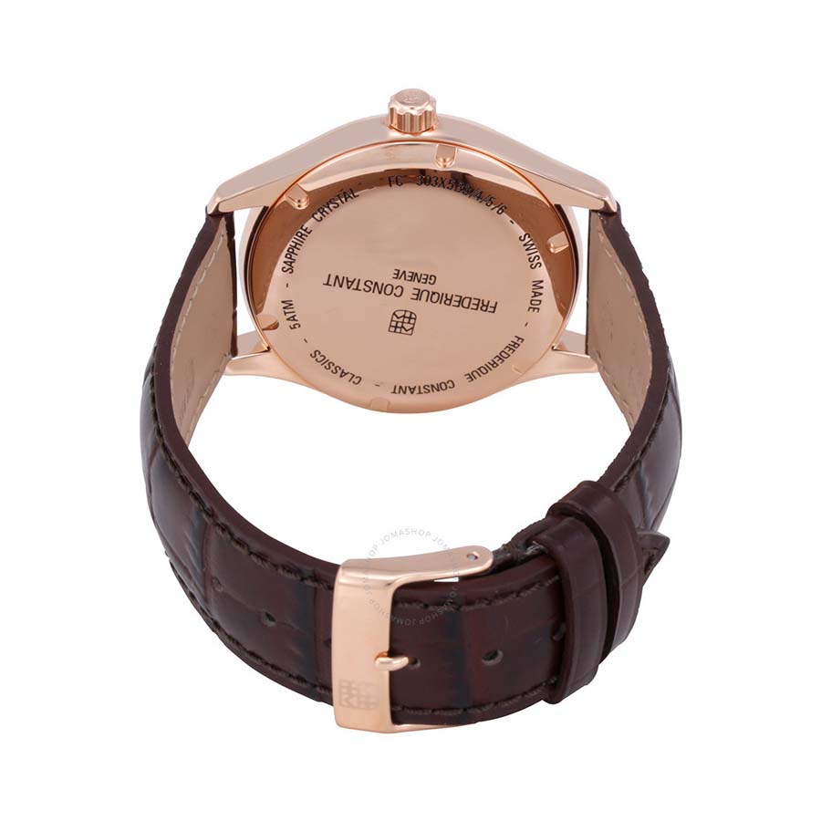 Đồng Hồ Nam Frederique Constant FC-303MV5B4 Màu Trắng/ Vàng Hồng