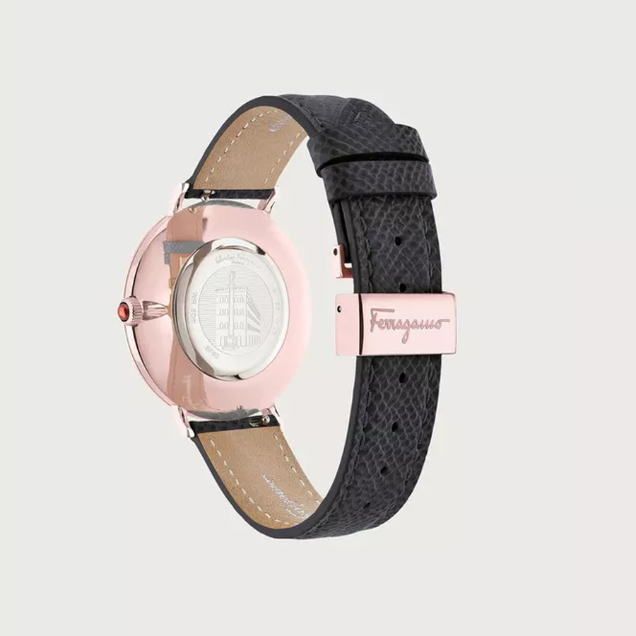 Đồng Hồ Nữ Salvatore Ferragamo New Minuetto 611172 722162 36mm Màu Đen