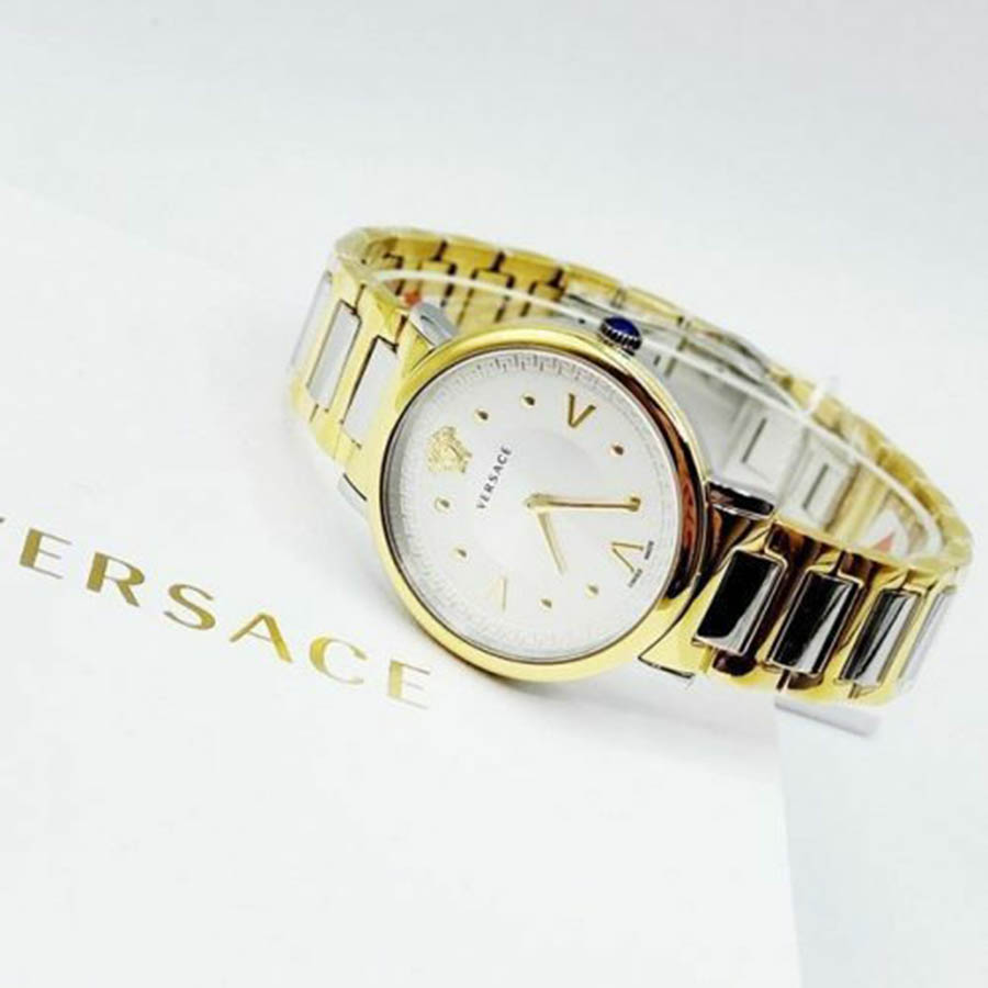 Đồng Hồ Nữ Versace Pop Chic Lady Two Tone Ladies Watch VEVD00519 36mm Màu Vàng