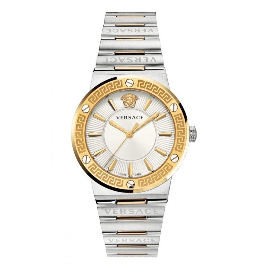 Đồng Hồ Nữ Versace Greca Logo Watch VEVH00620 38mm Màu Demi (Vàng-Bạc)