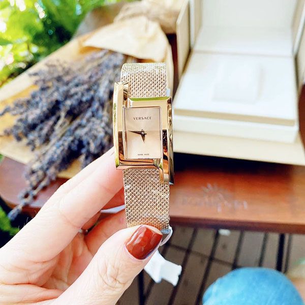 Versace Quartz Rose Dial Ladies Watch VELU00619 Đồng Hồ Nữ Versace Greca Icon Rose Gold VELU00619 Màu Vàng Hồng main image 2