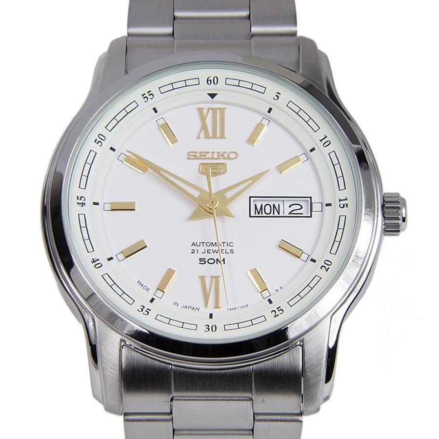 Đồng Hồ Nam Seiko 5 Classic Automatic Japan Made SNKP15 SNKP15J1 SNKP15J Men's Watch Màu Bạc