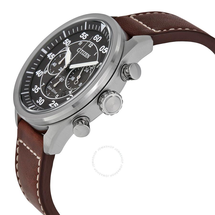 Đồng Hồ Nam Citizen CA4210-24E Màu Đen Nâu