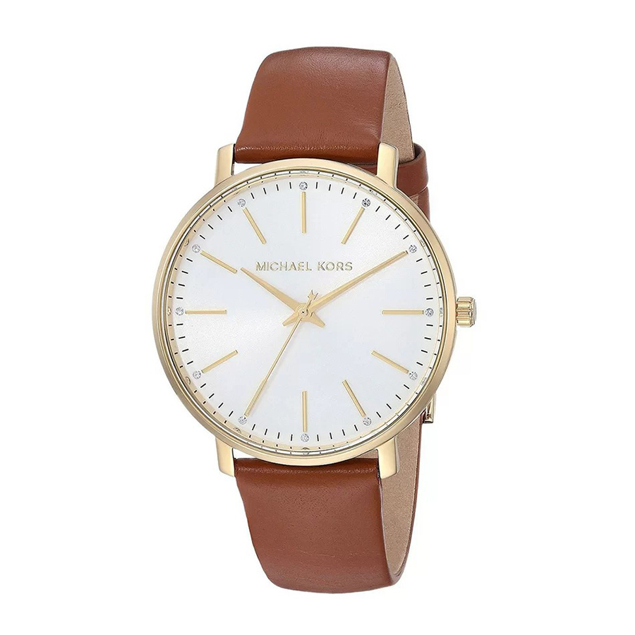 Đồng Hồ Nữ Michael Kors MK MK2740 Dây Da Màu Nâu Vàng